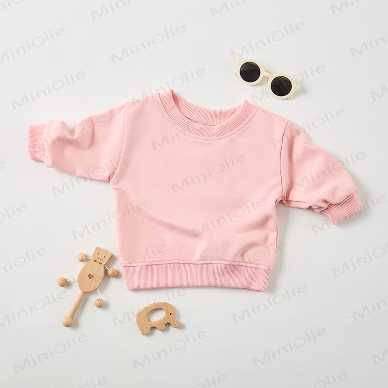 YOU THINK I'M CUTE YOU SHOULD SEE MY UNCLE WANNA BE MY AUNTIE Baby Girl Love Pink Sweatshirt - image 2