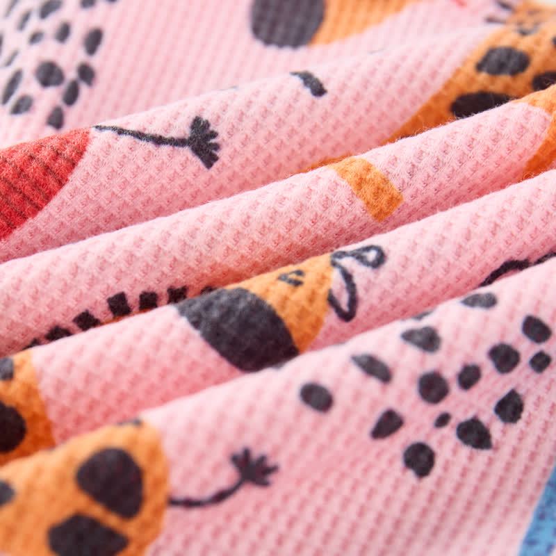 Baby Dinosaur Pink Waffle 2-piece Set - image 5