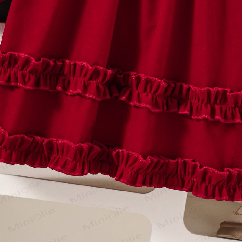 Baby Toddler Girl Bow Ruffles Dress - image 5