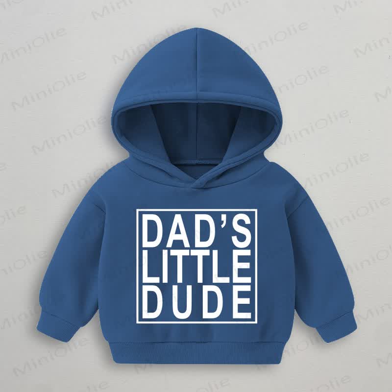 DAD'S LITTLE DUDE Baby Blue Sweatshirt - Blue - 3-5T - image 1