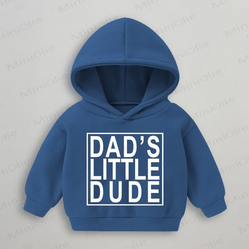 DAD'S LITTLE DUDE Baby Blue Sweatshirt - Blue - 3-5T - image 1