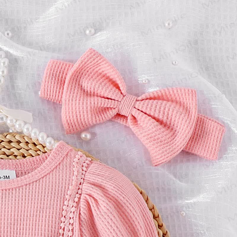 Baby Girl Bow Flower Mesh Dress - image 9