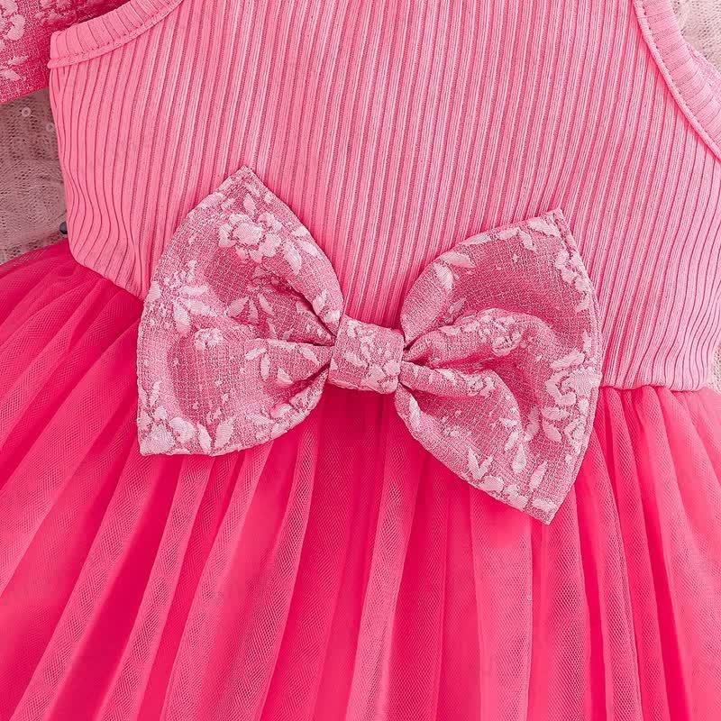 Baby Toddler Girl Love Bow Flower Dress - image 11
