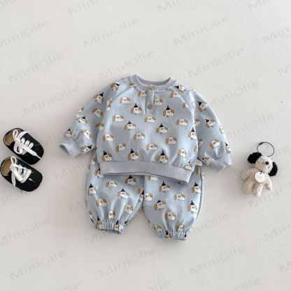 Baby Toddler 2-piece Set - Grey Blue - 3-5T - image 6