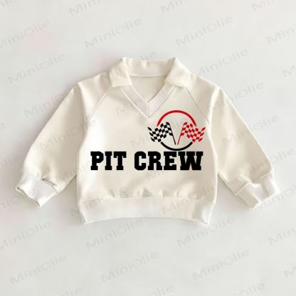 PIT CREW Baby White Polo Top - White - 2-3T - image 1