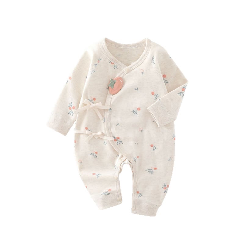 Baby Animal Kimono Pajamas Romper - image 6