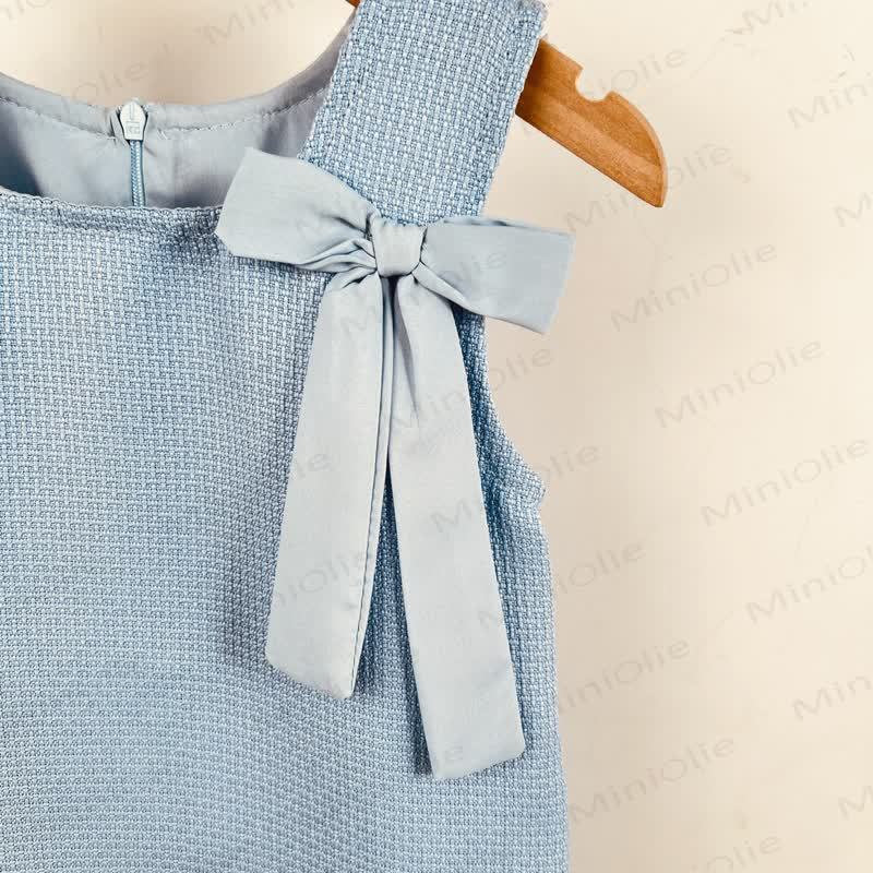 Baby Toddler Girl Bow Solid Color Dress/Top - image 12