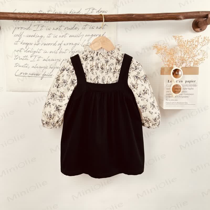 Toddler Girl Flower Sleeveless Dress & Top - image 2
