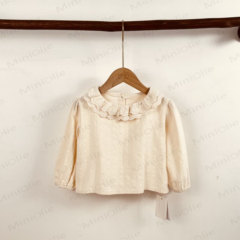 Baby Toddler Girl Denim Bear Suspender Skirt - Beige Top - 3-4Y - image 7