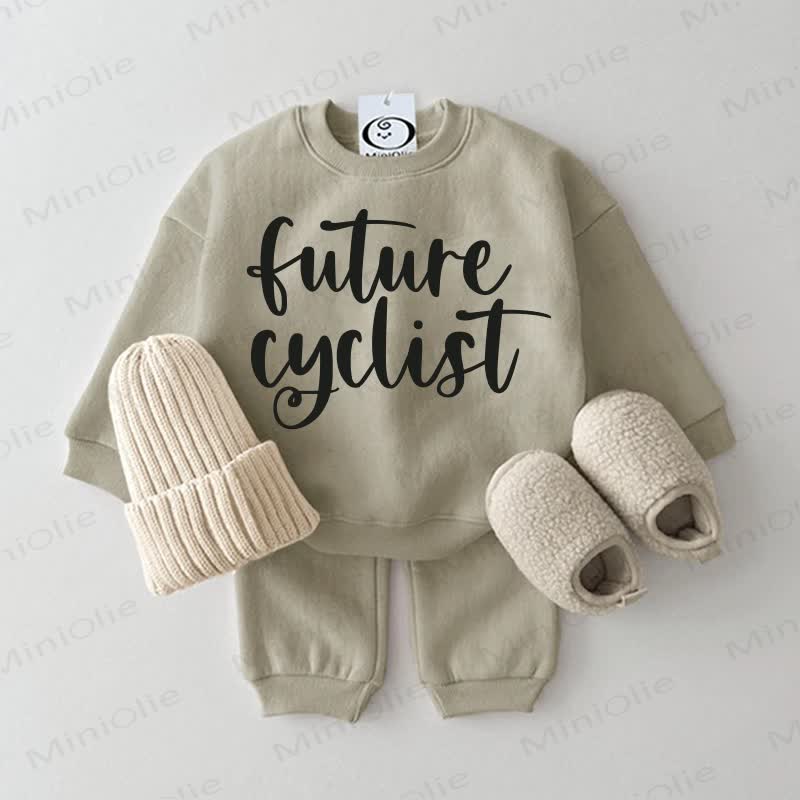 FUTURE CYCLIST Baby Grey Green 2-piece Set - Grey Green - 2-3T - image 1