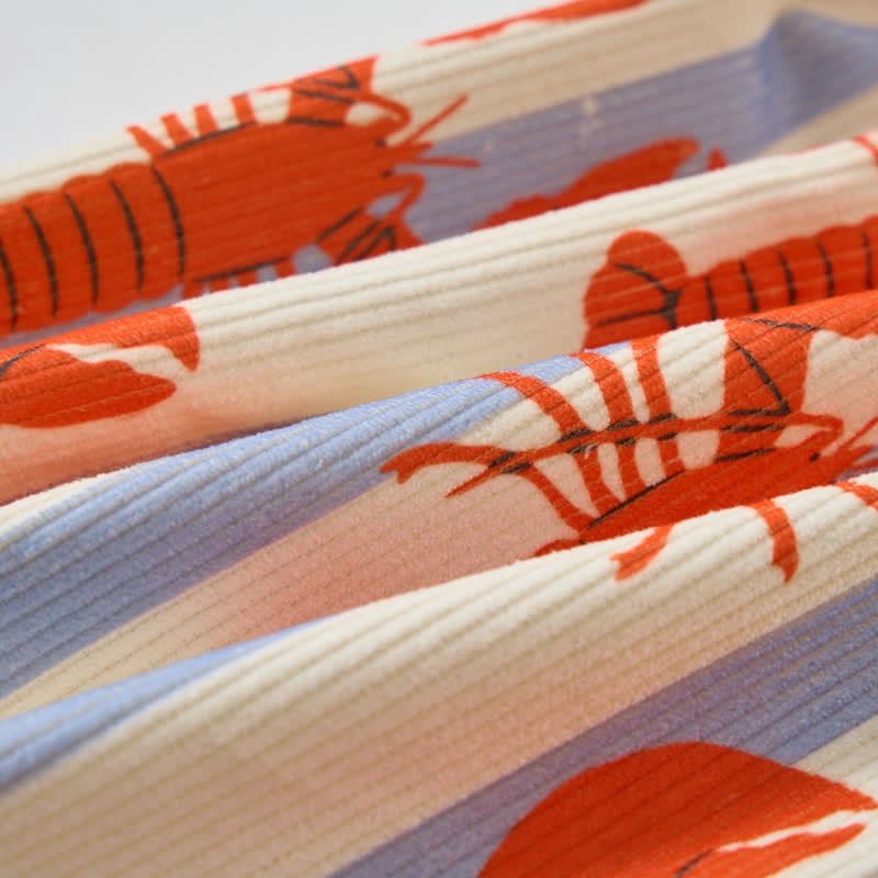 Baby Toddler Beige Blue White Stripe Lobster Cord Pants - image 7