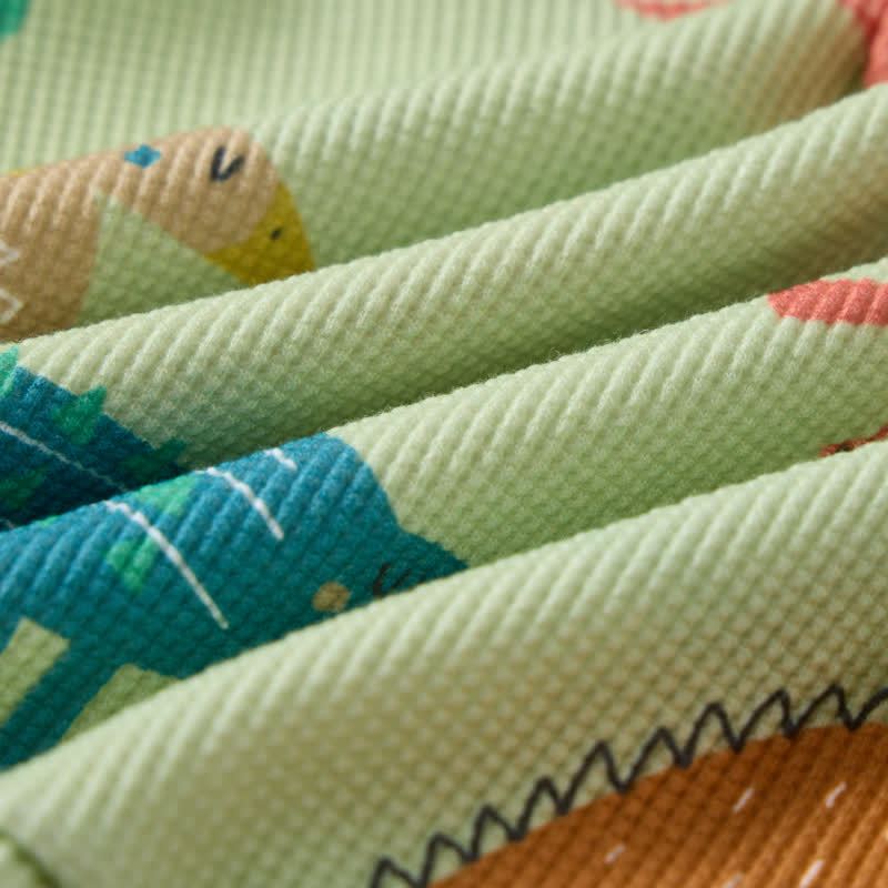 Baby Grey Green Dino Waffle 2-piece Set - image 7