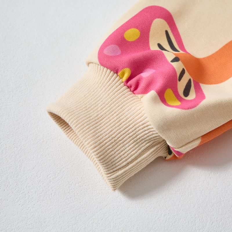 Baby Beige Pink Mushroom 2-piece Set - image 5