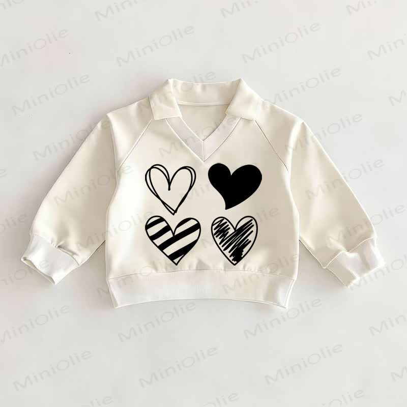 Baby White Love Polo Top - White - 2-3T - image 1