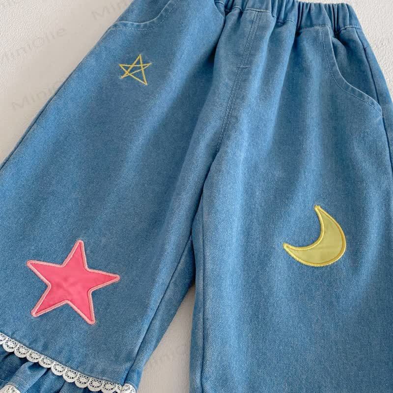 Baby Toddler Girl Denim Pants - image 4