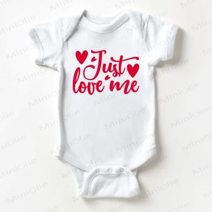 JUST LOVE ME Baby White Bodysuit - White - 18-24M - image 1