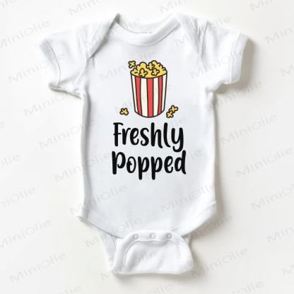 FRESHLY POPPED Baby White Bodysuit - White - 18-24M - image 1