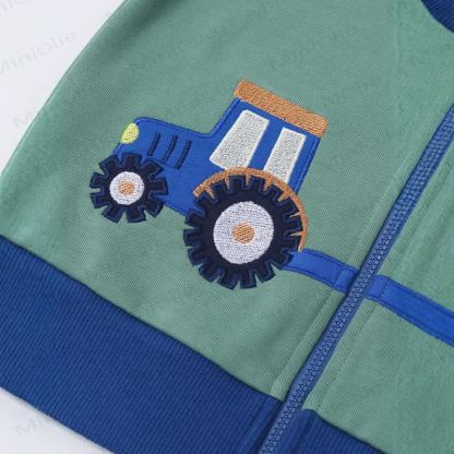 Toddler Bull Car Zip Hoodie - image 3