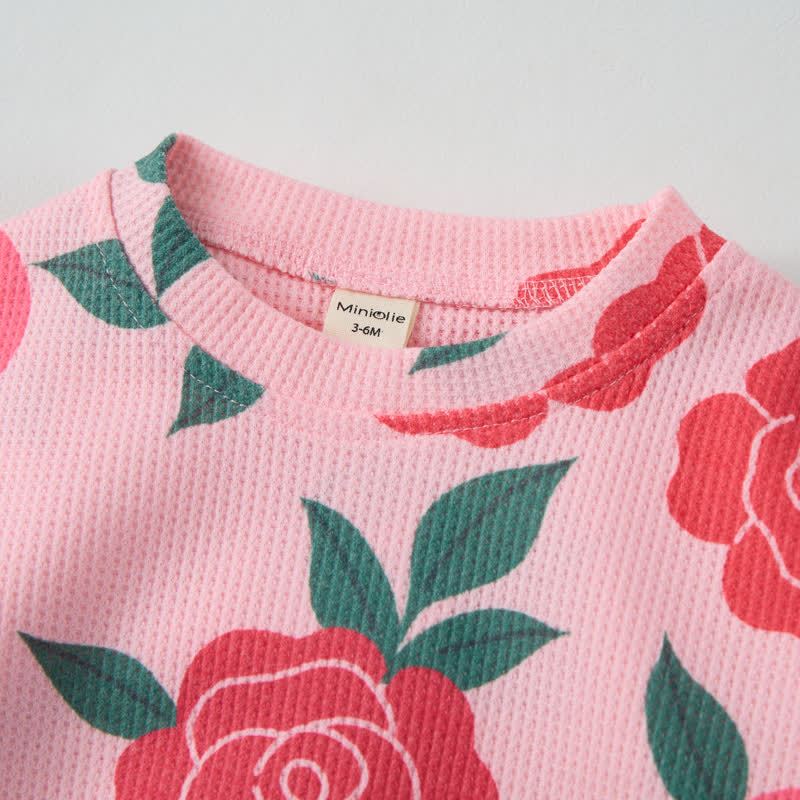 Baby Rose Pink Waffle 2-piece Set - image 5