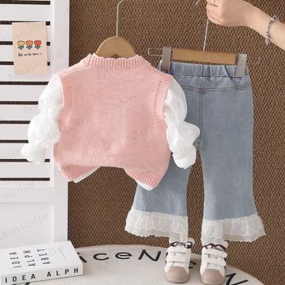 Baby Toddler Girl Floral 3-piece Set - image 5