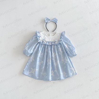 Toddler Kid Girl Flower Bow Dress - image 3