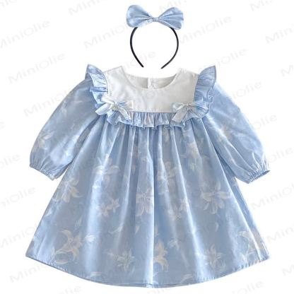 Toddler Kid Girl Flower Bow Dress - image 5