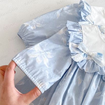 Toddler Kid Girl Flower Bow Dress - image 7