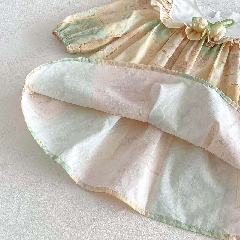 Toddler Kid Girl Flower Sweet Dress - image 9