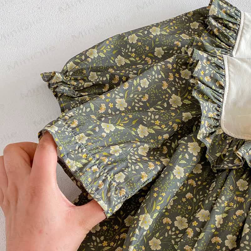 Toddler Kid Girl Floral Bow Dress - image 7