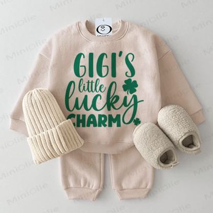 GIGI'S LITTLE LUCKY CHARM Baby Beige 2-piece Set - Beige - 2-3T - image 1