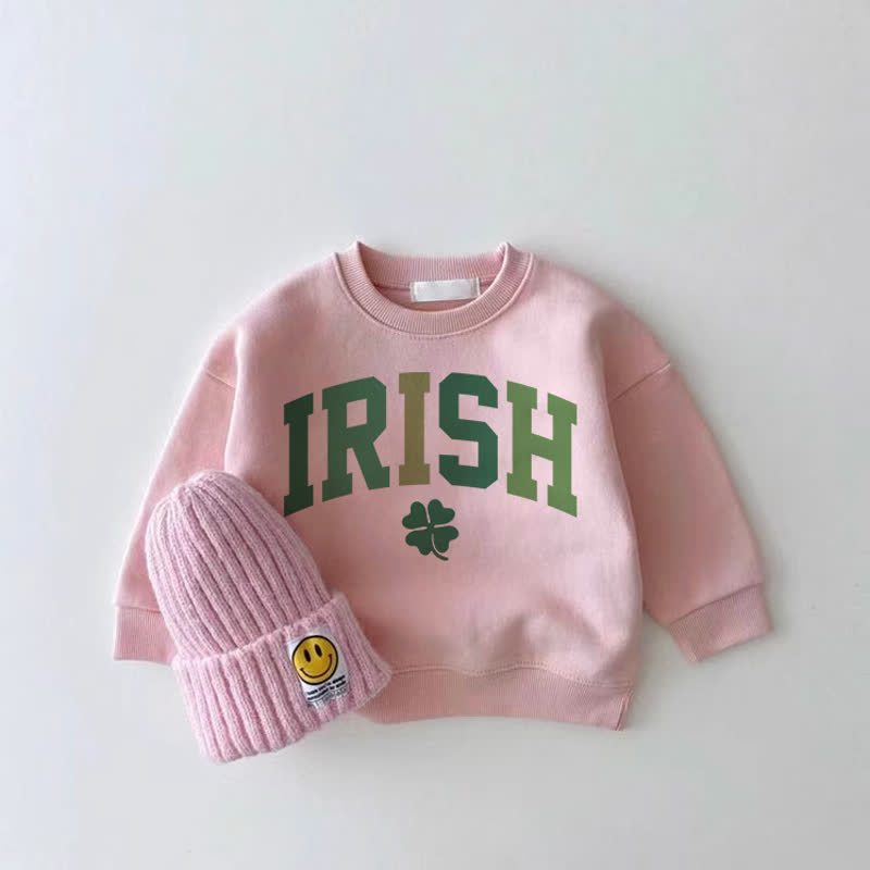 IRISH Baby Pink Girl Sweatshirt - Pink - 2-3T - image 1