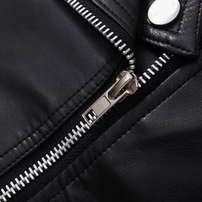 Toddler Girl Faux Leather Jacket - image 6