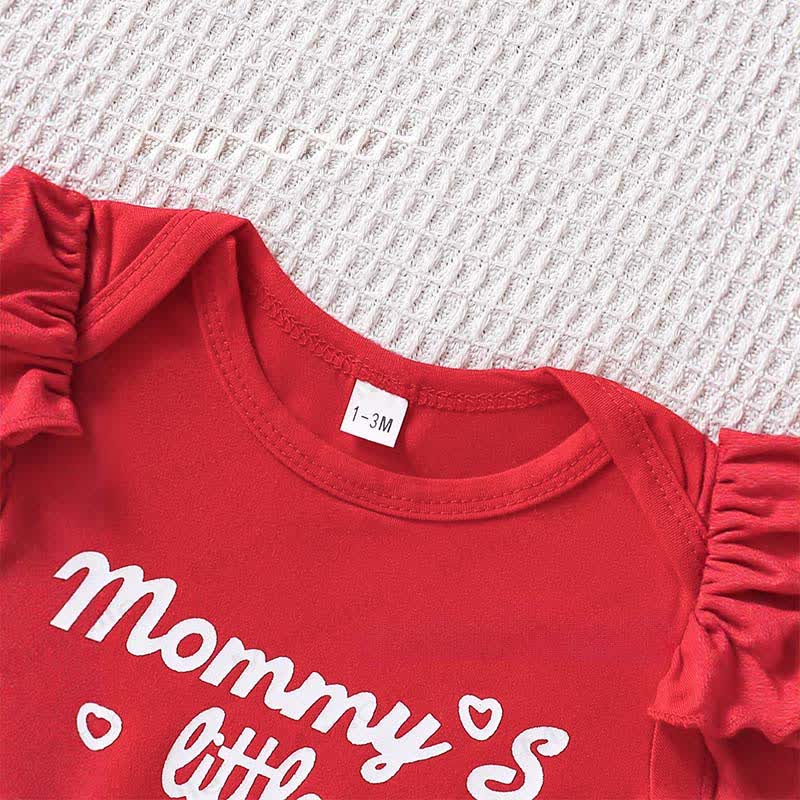2-pack MOMMY'S LITTLE GIRL Baby Heart Romper - image 3