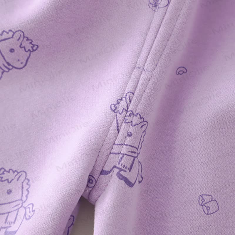 Baby Toddler Girl Horse Bow Plaid 2-piece Set - image 16