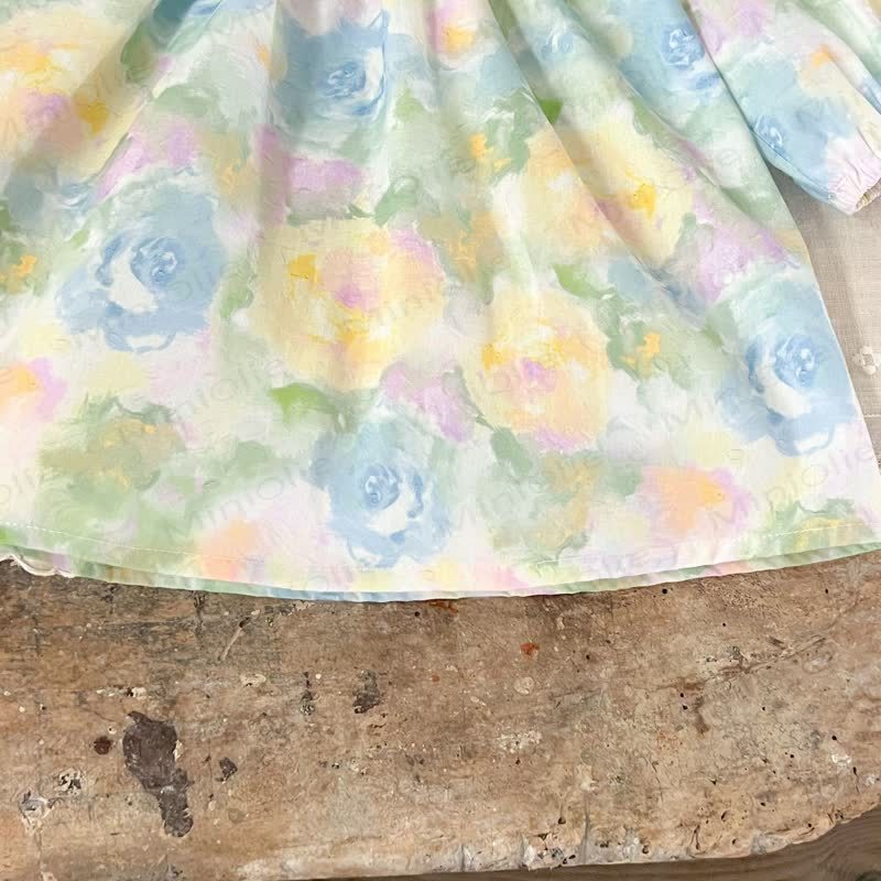 Baby Toddler Girl Lapel Embroidered Flower Dress - image 8