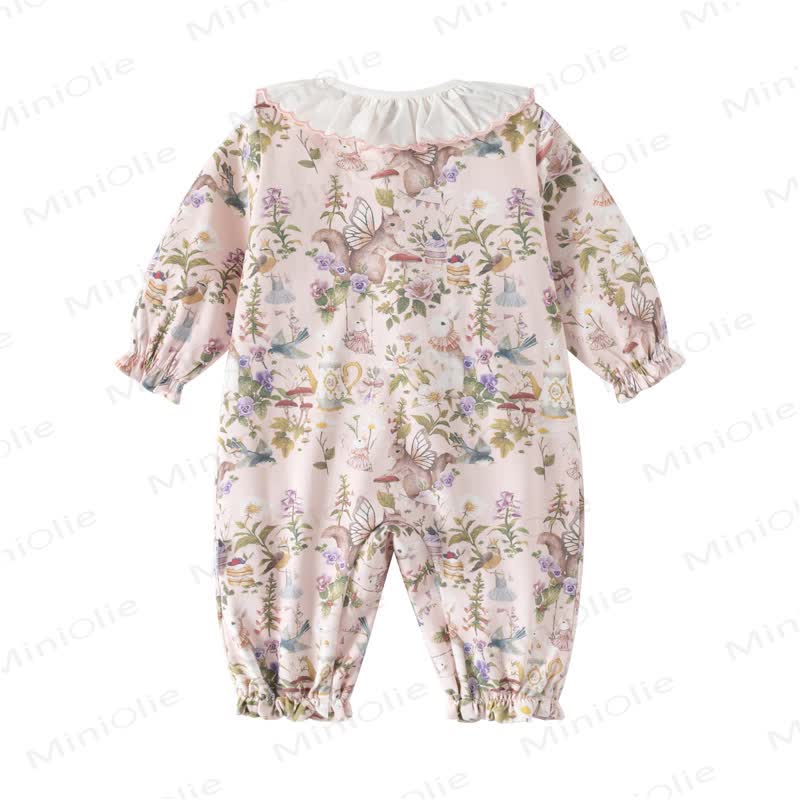 Baby Floral Animal Romper - image 9