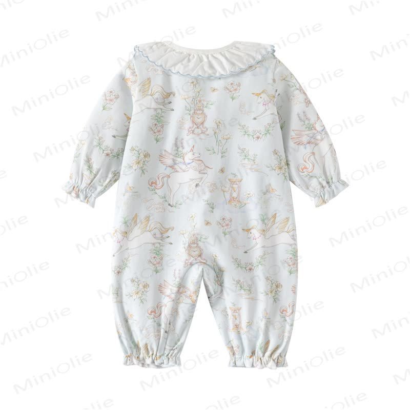 Baby Floral Animal Romper - image 2