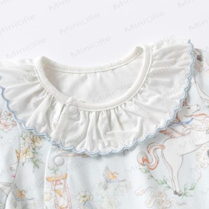 Baby Floral Animal Romper - image 3
