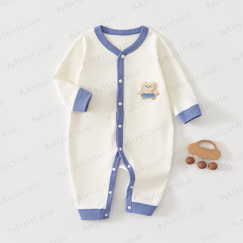 Baby Bunny/Rabbit All-cotton Romper - Blue - 18-24M - image 7