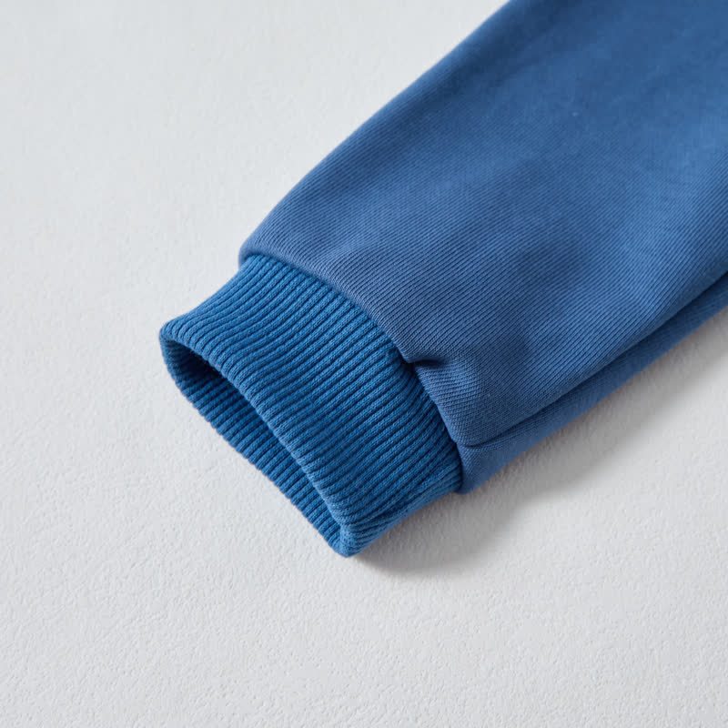 BIG BROTHER/LITTLE BROTHER Baby Toddler Blue Hoodie Sweatshirt - image 4