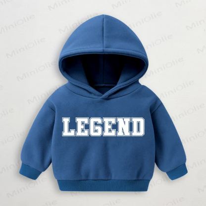 LEGEND Baby Toddler Blue Hoodie Sweatshirt - Blue - 3-5T - image 1