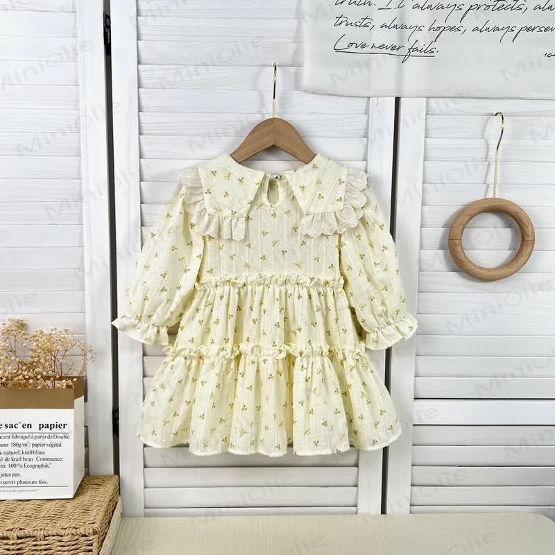 Baby Toddler Girl Flower Lace Dress - image 2