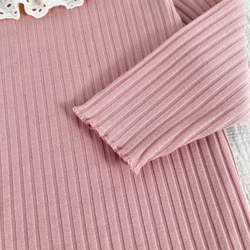 Baby Toddler Girl Solid Color Lace Top/Suspender Dress - image 10