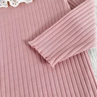 Baby Toddler Girl Solid Color Lace Top/Suspender Dress - image 10