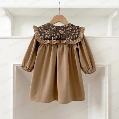 Baby Toddler Girl Floral Lapel Dress - image 2