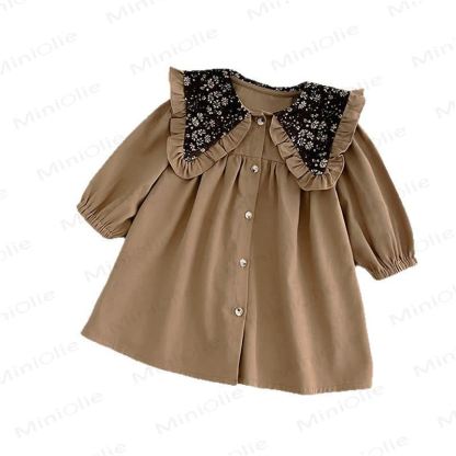Baby Toddler Girl Floral Lapel Dress - image 4