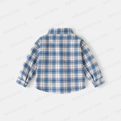 Kid Boy Plaid Pocket Shirt - image 3