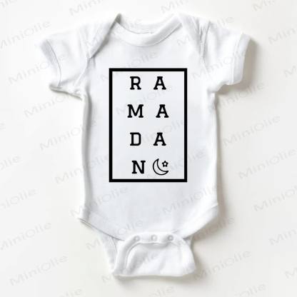 RAMADAN Baby White Bodysuit - White - 18-24M - image 1