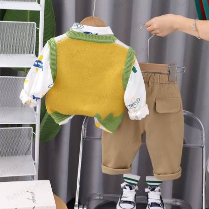 HELLO Baby Toddler Boy 3-piece Set - image 3