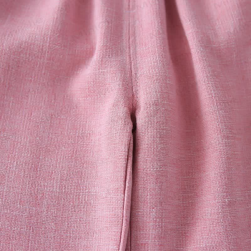 Baby Toddler Girl Solid Color Bow 3-piece Woven Set - image 18